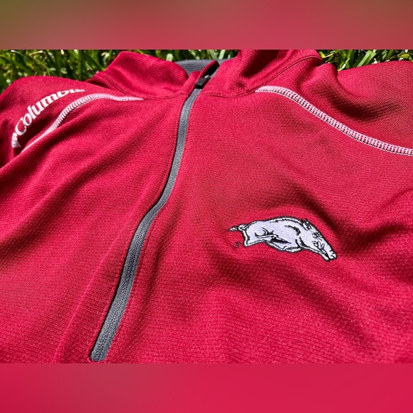 Arkansas Razorback Golf 3/4 pullover - Picture 2 of 5